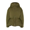 Alexander Mcqueen Basque Down Jacket In Green