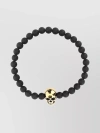 ALEXANDER MCQUEEN BEADED CHAIN SKULL BRACELET