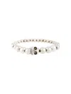 Alexander Mcqueen Skull Beaded Embellished Bracelet
