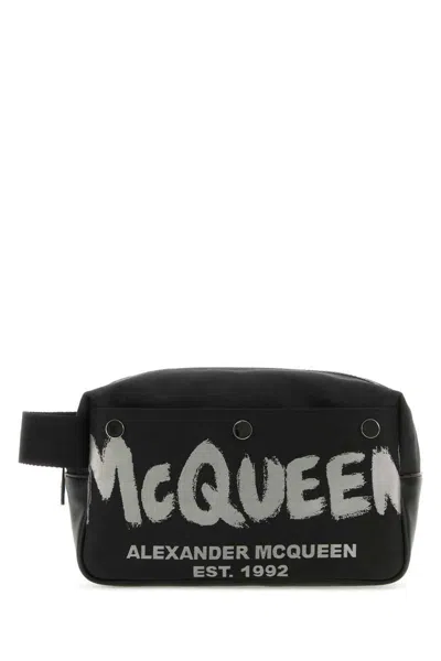 Alexander Mcqueen Beauty Case. In Black