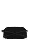 Alexander Mcqueen Beauty Case Harness In Nylon In Black