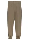 Alexander Mcqueen Beige Cargo Pants With Elastic Waistband In Cotton Man In Beige