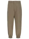 Alexander Mcqueen Beige Cargo Pants With Elastic Waistband In Cotton Man In Multicolor