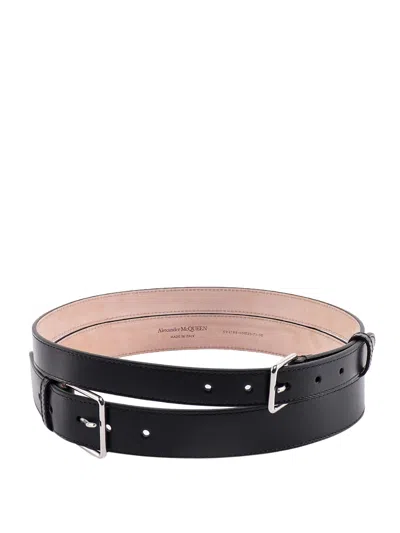 Alexander Mcqueen Belt In Black