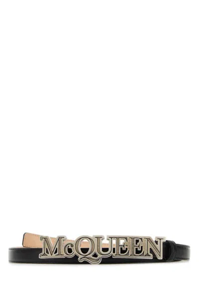 Alexander Mcqueen Belt In Black