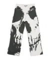 Alexander Mcqueen Skull-print Trousers In Black