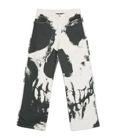 ALEXANDER MCQUEEN SKULL-PRINT TROUSERS