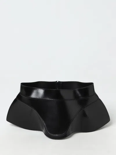 Alexander Mcqueen Belt Woman Mcqueen In Black