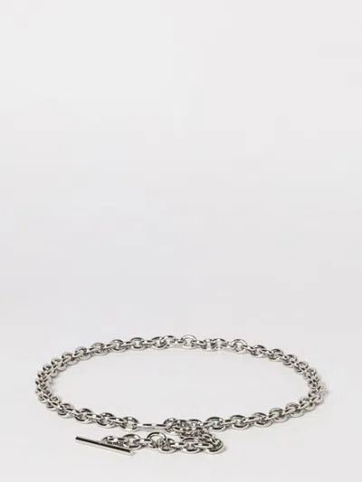 Alexander Mcqueen Belt Woman Mcqueen In Silver