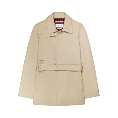 Pre-owned Alexander Mcqueen Belted Jacket 'pale Beige' | Tan | Men's Size 52