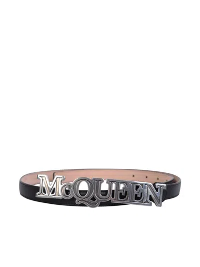 Alexander Mcqueen Belts In Black