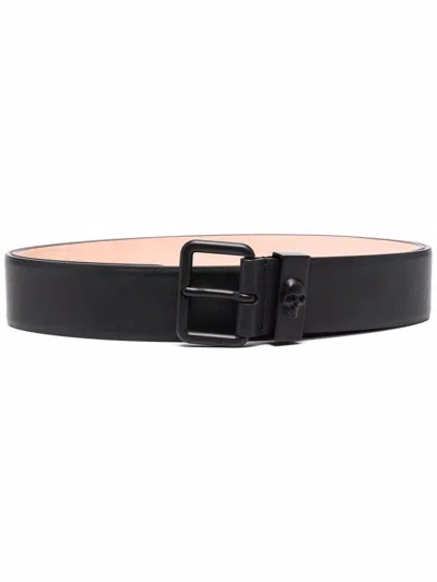 Alexander Mcqueen Belts In Black