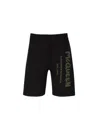Alexander Mcqueen Alexander Mc Queen Mc Queen Graffiti Shorts In Black