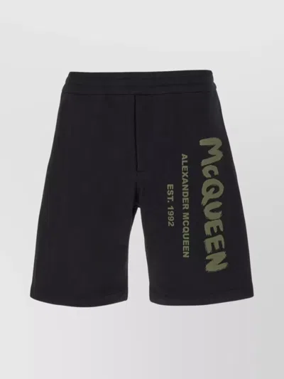 ALEXANDER MCQUEEN BERMUDA SHORTS IN COTTON