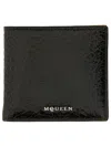 Alexander Mcqueen Leather Bifold Wallet With In Black