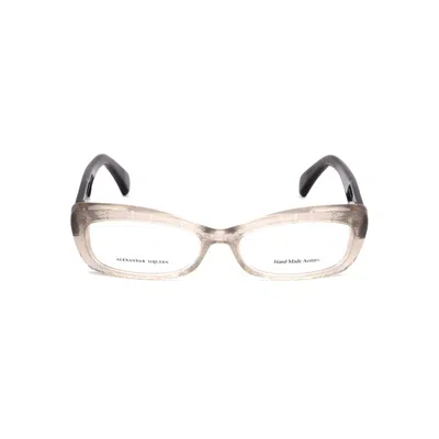 ALEXANDER MCQUEEN ALEXANDER MCQUEEN BICOLOR ACETATE GLASSES WOMEN'S (FRAMES)