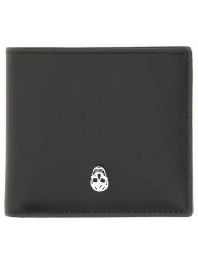 Alexander Mcqueen Bifold Wallet The Skull In Black
