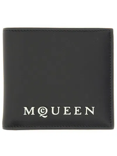 ALEXANDER MCQUEEN ALEXANDER MCQUEEN BIFOLD WALLET WITH LOGO