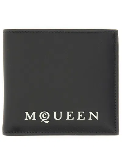 ALEXANDER MCQUEEN ALEXANDER MCQUEEN BIFOLD WALLET WITH LOGO