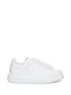 Alexander Mcqueen Big Sole White Low Top Sneakers In Leather Woman
