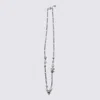 Alexander Mcqueen 925 Silver Necklace In Metallic