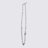 Alexander Mcqueen 925 Silver Necklace In Metallic