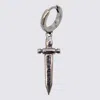 Alexander Mcqueen Earrings Hoop Dagger Pendant