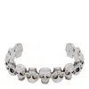 Alexander Mcqueen Multi-skull Cuff In Antique Silver In Silver