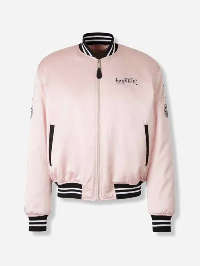 Alexander Mcqueen Biker Jacket In Black