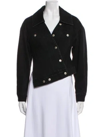 Pre-owned Alexander Mcqueen Biker Jacket In Black