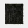 Alexander Mcqueen Biker Scarf -  - Cotton - Black/khaki In Black