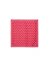 Alexander Mcqueen Biker Skull Printed Silk Scarf In Red