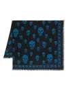 Alexander Mcqueen Alexander Mc Queen Biker Skull Silk Blend Scarf