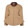 Alexander Mcqueen Bird Tail Back Jacket In Nude