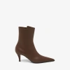 Alexander Mcqueen Birdee Ankle Boot In Brown