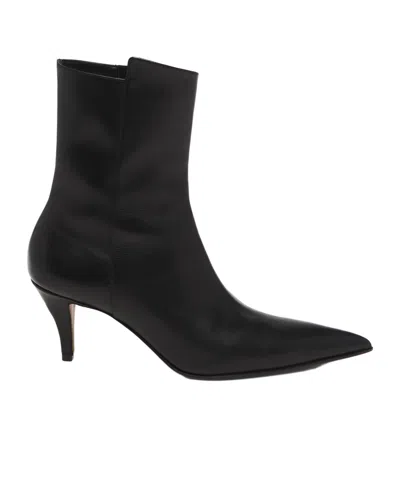 Alexander Mcqueen Birdee Ankle Boots In Black