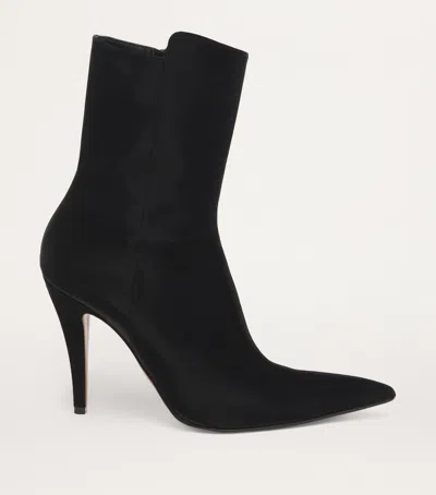 ALEXANDER MCQUEEN BIRDEE HEELED ANKLE BOOTS 105