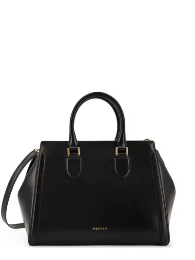 ALEXANDER MCQUEEN BIRDEE LARGE LEATHER SHOULDER BAG