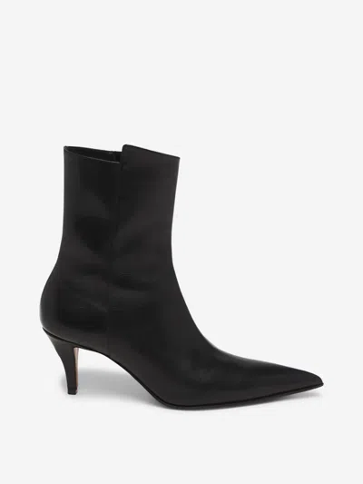 Alexander Mcqueen Birdee Leather Boots