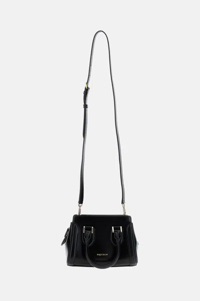 Alexander Mcqueen Birdee Mini Bag In Black