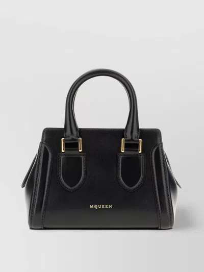 Alexander Mcqueen Birdee Mini Handbag Gold-tone Hardware