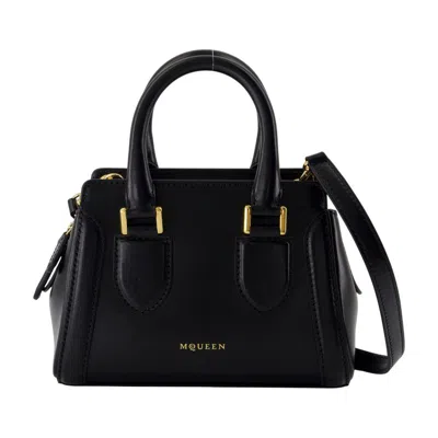 Alexander Mcqueen Birdee Mini Purse In Black