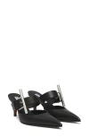 Alexander Mcqueen Mcqueen Birdee Pointed Toe Mule In Black