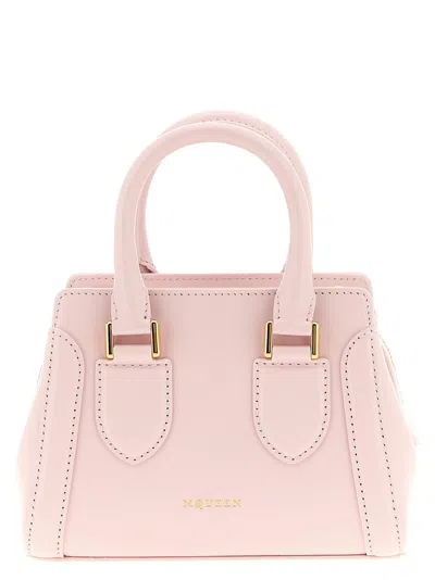 Alexander Mcqueen Birdee Top Handle Bag In Pink