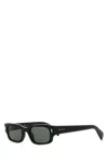 Alexander Mcqueen Mcqueen Rectangular Panthos Sunglasses In Black