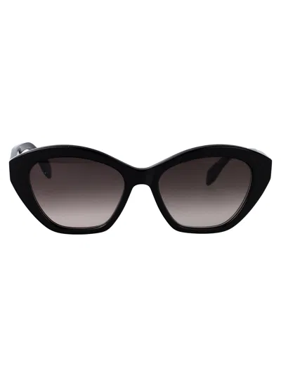 Alexander Mcqueen Black Acetate Sunglasses