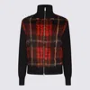 Alexander Mcqueen Black And Red Knitwear In Black/check