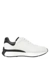 Alexander Mcqueen Men's Sprint Leather And Mesh Low-top Sneakers In White