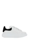 Alexander Mcqueen Black And White Low Top Sneakers With Logo Lettering On The Tongue And Contrasting Heel With Logo Le In White