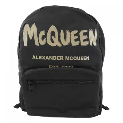 Pre-owned Alexander Mcqueen Black Backpack ()